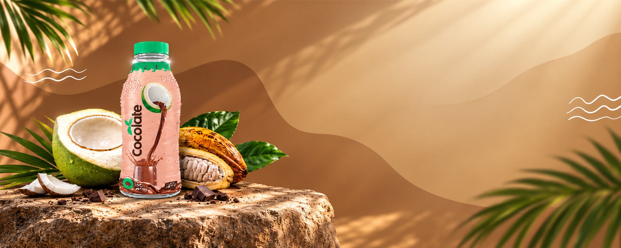 Cocolate — achocolatado de polpa de coco verde com cacau