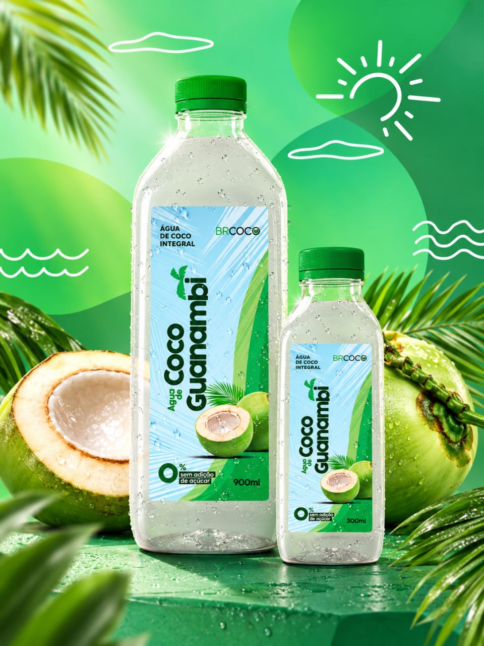 Coco Guanambi 900ml e 300ml